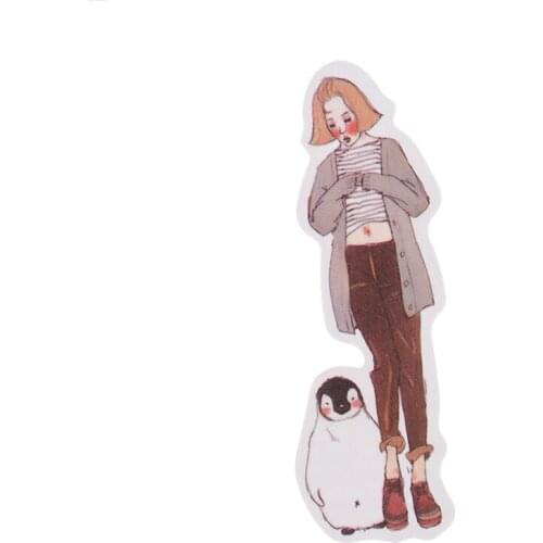 171Pcs Cute kawaii Self-made Pretty Girls Scrapbooking Stickers DIY Craft Albums