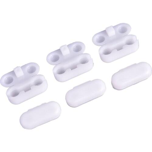 20Pcs Plastic Roller Blinds Pull Cord Connector Curtain Chain Connector for Vertical Blinds Joiners Spare Tool Replacement