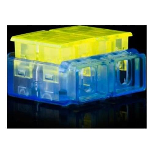 30-50PCS/lot T-type Main Branch Wire Connector Free Break Line Quick Terminal Block Splitter Main 1.5-6 Points 0.34-4