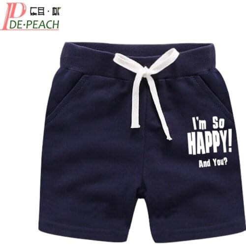 DE PEACH 1-12Years Children Casual Shorts For Boys Girls Cotton Loose Pants Baby Shorts Summer Kids Clothes 11 Colors of choose