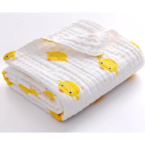 Baby Bath Towels Four-layer Pure Cotton Super Soft Absorbent Gauze Towel Newborn Quilt Summer Newborn Baby Children Blanket