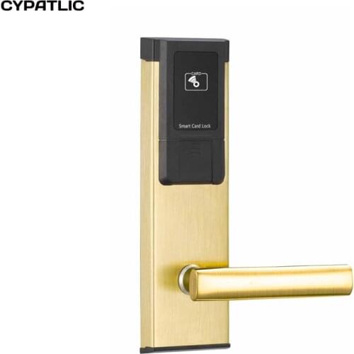 Wholesale Security electronic rf key card door lock hotel lock with software