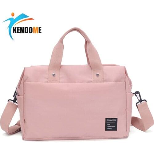 Hot Outdoor Waterproof Nylon Sports Gym Bags Men Women Girls Training Fitness Travel Handbag Yoga Mat Shoulder Bags Sac Sport