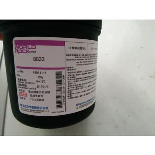 WORLDROCK 8833 chemical curing adhesive ultraviolet UV glue light curing adhesive