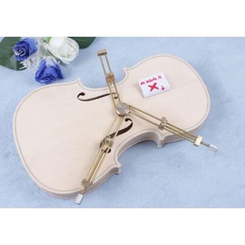 Yinente 4/4 3/4 Violin Tool brass Violin Gap Clamp Repair Tools Crack clamp