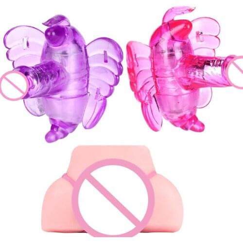 OLO Powerful Women Butterfly Vibrator Strap G-Spot Massager Remote Control Vibrating Electric Simulation Penis Sex Toy