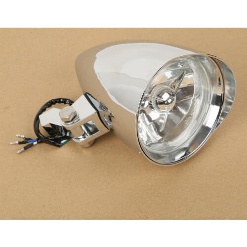 Motorcycle 4.5" Head Light Headlight Lamp For Harley Sportster Dyna Softail Bobber Chopper Cruiser Custom