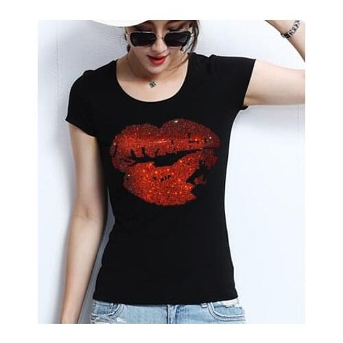 Noritree Women's T-shirts With Sequins