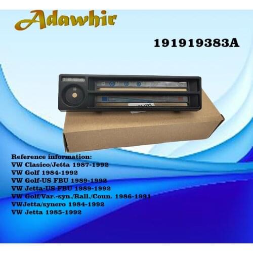 New central A/C Heater Control bezel panel/Climate Control bezel panel FOR VW GOLF GTI JETTA MK2 1989-1992 191 919 383A