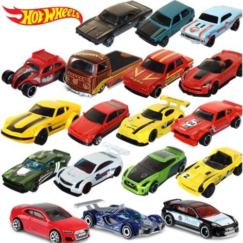 Original Hot Wheels 1pcs-72pcs Fast and Race Diecast Sport Car Toys for Boy Hotwheels Gift Set Collection 1:64 Mini Model C4982