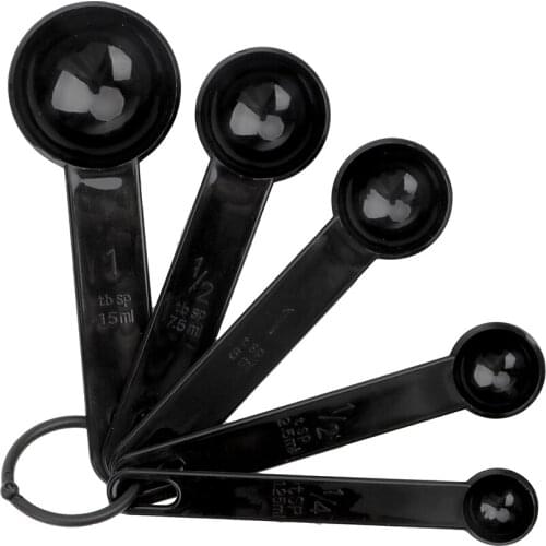Plastic Measuring Spoon For Baking Coffee Tea Baking Tool Measure Tool 5pcs/Set