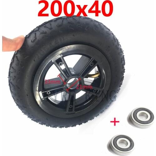 Good Quality 200X40 Pneumatic Wheel Tyre 200*40 Folding Bicycle Tire Rubber Tyre Scooter Car Motorcycle Accessories Babys Car