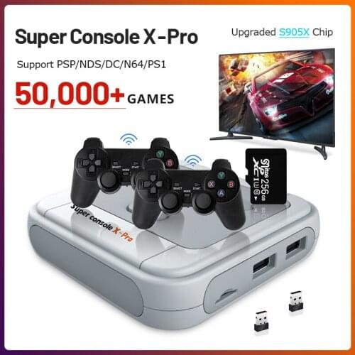 Portable Retro Game Console for PS1/PSP With 50000+ Games Mini TV Video Console Support Wireless Controller for PSP/PS1/N64/DC