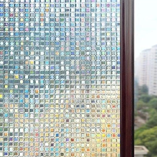 Self Adhesive Window Sticker Privacy Opaque Glass Bathroom Sticker 3d Waterproof Vinilos Para Cristal Home Decor DE50ZST