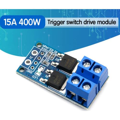 1PCS 15A 400W MOS FET Trigger Switch Drive Module PWM Regulator Control Panel