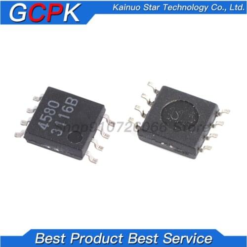 10pcs NJM4580M SOP8 NJM4580 SOP 4580M SMD SOP8 In Stock new original