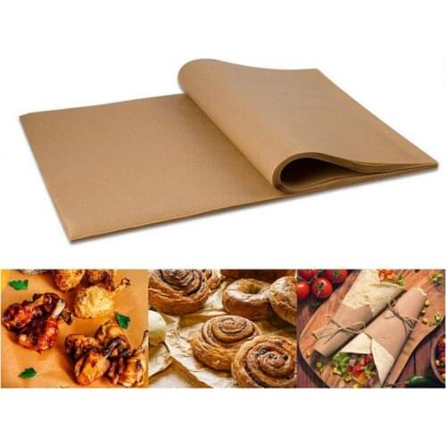 100 Pcs Baking Silicone Oil Non-stick Steamer Pot Pad Parchment Paper BBQ Sheet Cake Pan Liners Baking Paper Cake Pans