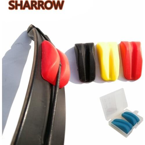 2pcs Archery Rubber Stabilizer Limb End Damper Shock Absorber Reduce Noise Vibration Bow Outdoor Shooting Recurve Accessories