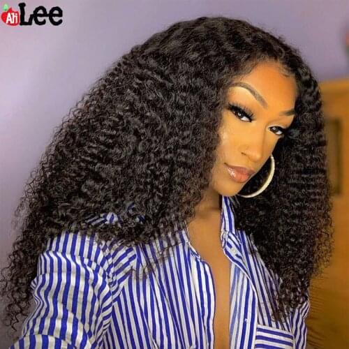200 250 Density Deep Curly 13x6 Lace Frontal Human Hair Wigs Burnt Orange Transparent 13x4 Lace Front Wigs Colored Remy Hair