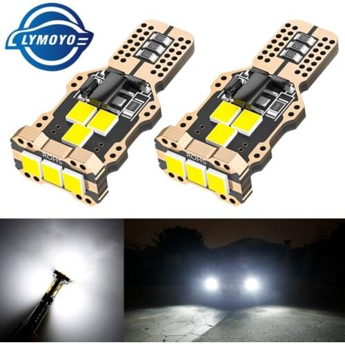 2020 NEW 2PCS Canbus W16W T15 920 921 912 LED 2835 chips Reverse Light Bulbs Backup Parking Light Lamp Bulbs White Red NO ERROR