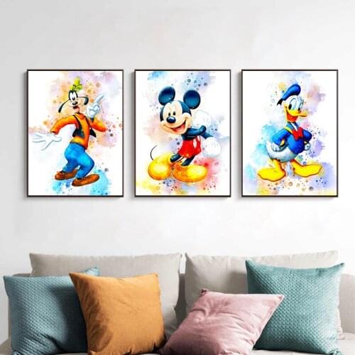 Diamond Painting Diy Disney Mickey Mouse and Donald Duck Full Diamond Embroidery Diamond Mosaic Cross Stitch Kits Home Decor