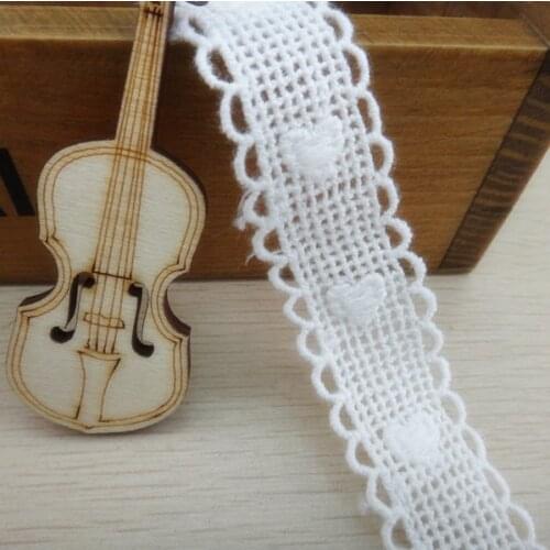 Free Shipping Exquisite 100%Cotton Water-soluble Embroidered Lace Trim Accessories DIY Lace Fabric Width 2cm 5Yds/lot