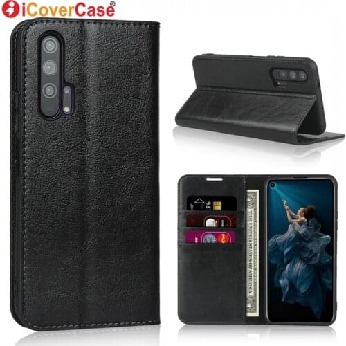 For Huawei Honor 20 Pro Cases Leather Phone Case Cover Business Luxury Wallet For Honor 20pro Phone Accessories Coque 6.26 inch