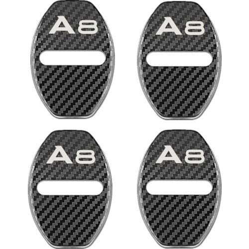 Door Lock Decoration rust protection Stainless Steel Cover case for Audi A8 d2 d3 4e d4 accessories Car Styling