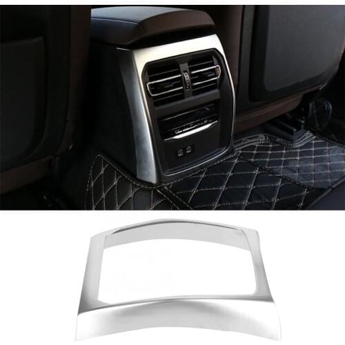 For BMW 3 Series G20 G28 325 2019 2020 Air Vent Frame Trim ABS Chrome Car Rear Air Vent Frame Trim Accessories