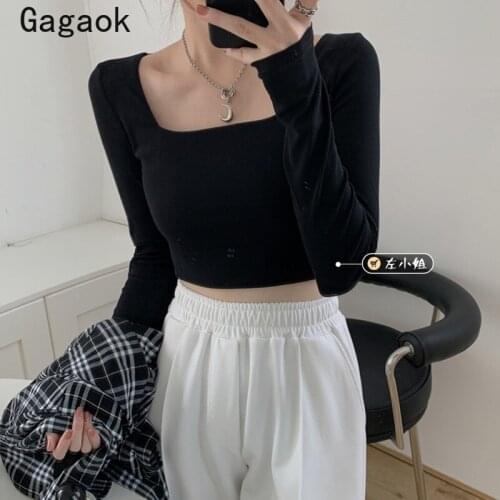 Женские короткие толстовки Gagaok China At AliExpress