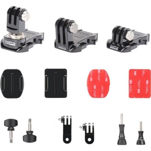 Gopro Accessories helmet Mount For Hero 9 8 7 6 5 DJI OSMO Action SJCAM EKEN motorcycle Helmet Chin Bracket