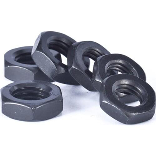 M5 M6 M8 M10 M12 M16 M20 M24 Blackening external hexagon thin nuts outer hex locking flat nut screw cap GB6172