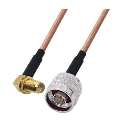 N Male to SMA Female Right Angle Connector Pigtail Jumper RG316 Cable 50 ohm