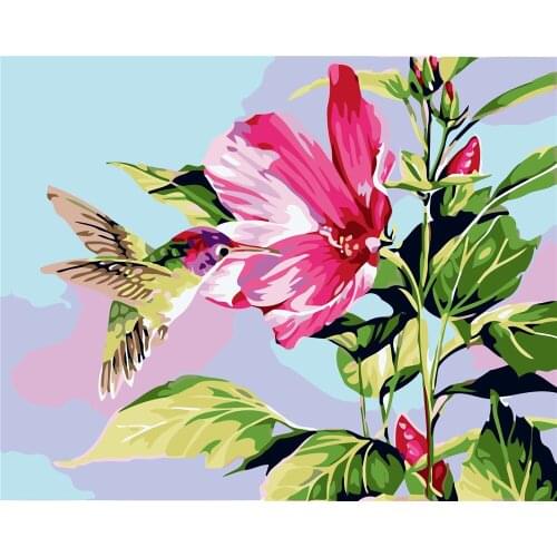 Karma True Paint By Numbers For Adults Children Seaside Town Diy Handpainted Oil Painting Landscape Picture Home Wall Decor Gift