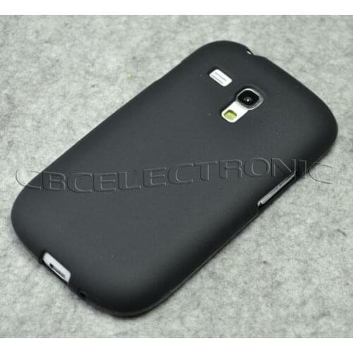 New High quality Black TPU Matte Gel Skin Case Cover For Samsung Galaxy S3 Mini i8190 Free Shipping