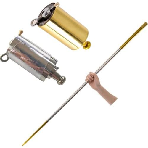 Portable Steel Metal Magic Pocket Staff Outdoor Sport Martial Arts Staff Magical Wand New High Quality Steel Wand Martial Arts