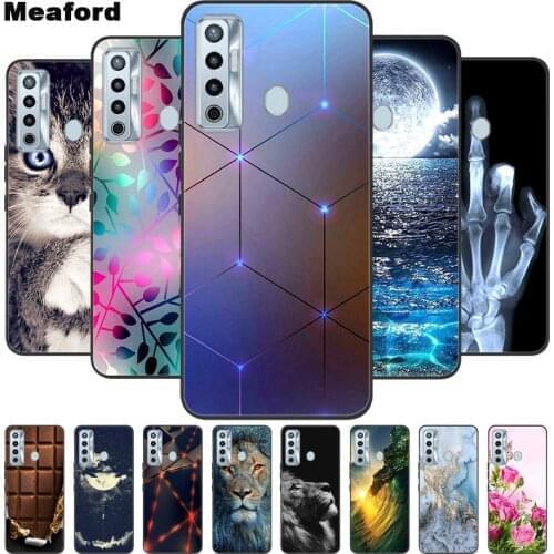 For Tecno Spark 7 Pro Case Shockproof Soft silicone TPU Back Cover For Tecno Spark 7Pro Phone Cases Spark7 Pro Case Cute Cartoon