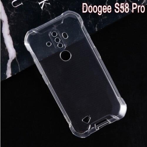 Anti-knock Protective Phone Case For Doogee S58 Pro Silicone Soft TPU Coque Cover For Doogee S58Pro Case