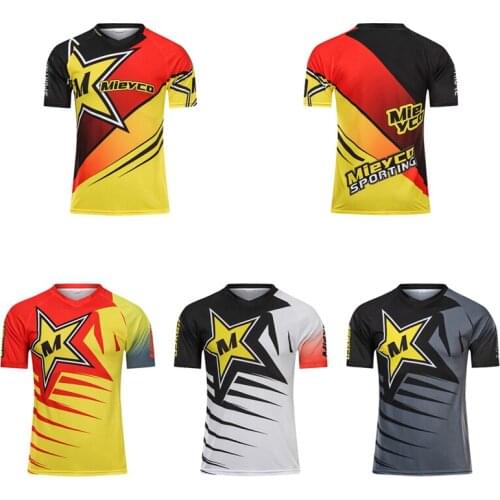 2021 Motorcycle Riding Downhill Jersey MTB Off Road Mountain Bike DH Bicycle BMX Motocross Jersey Racing Shirt Camiseta Hombre