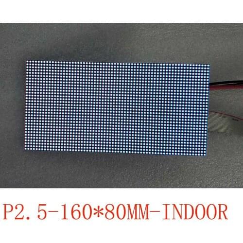 Led panel P2.5 indoor hd cheap led display adversting small module matrix 64x32 pixels High resolution 1/32 Scan hub75 screen