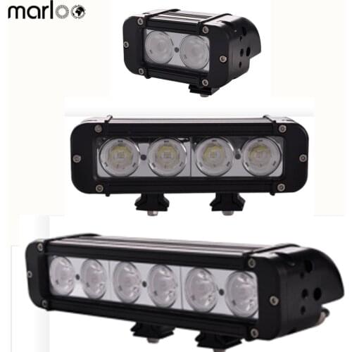 Car Accessories 5" 20W 8" 40W 11" 60W Led Work Light Bar 12V 24V Boat Motorcycle Uaz ATV 4x4 Truck Offroad Barra Led Fog Lamps