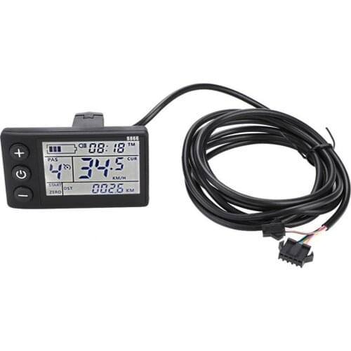 Bicycle Controller Waterproof Multifunctional LCD Display Brushless Bicycle Dashboard Code Table E-bike