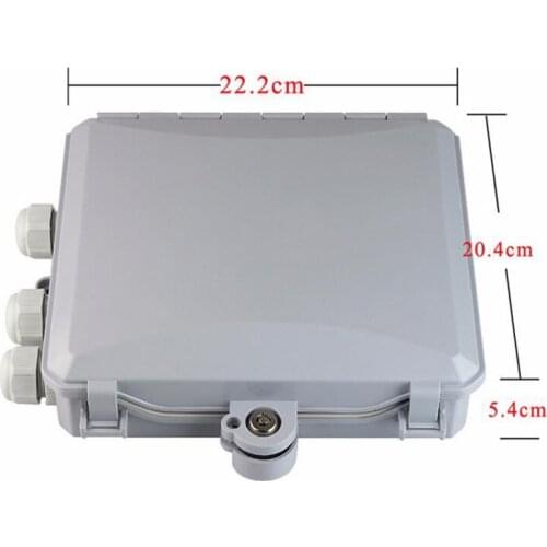 High quality 8 Core outdoor Fiber Optic Terminal Box 8 port Fiber Optic Distribution Box Fiber optic cable tray