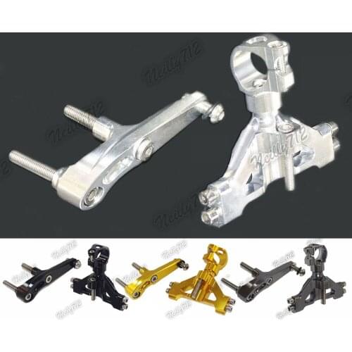 Waase CNC Aluminium Steering Stabilizer Damper Mounting Bracket For KAWASAKI Ninja ZX-14R ZX14R 2012 2013 2014 2015 2016