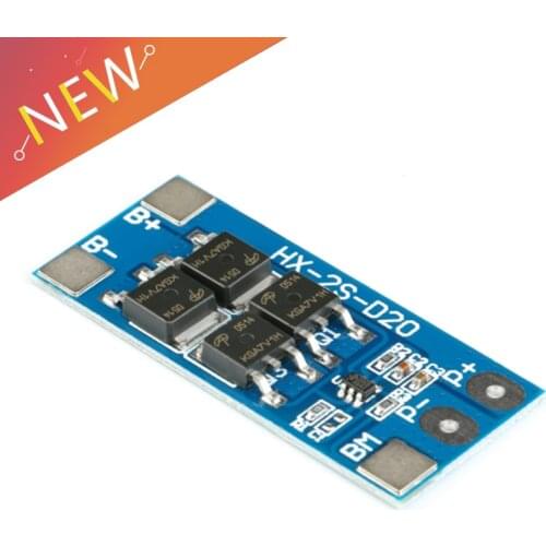 2S 8A 10A 7.4V 8.4V 18650 Lithium Battery Protection Board Li-ion BMS PCM PCB High Current Lipo Battery Cell Pack Protect Module