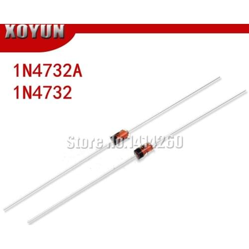 100pcs/lot 1N4732A 1N4732 1W 4.7V DO-41 Zener diode