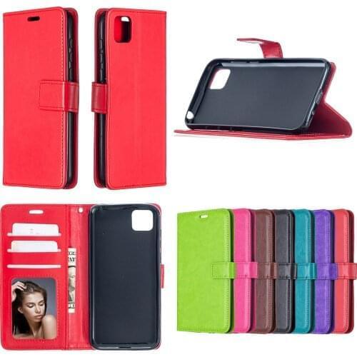 100pcs/lot Flip Wallet PU Leather Phone Case For Huawei Honor 9X Lite P40 Lite 5G TPU in inner Cover