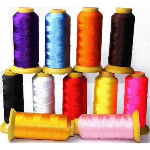 16colors 0.5mm 480M 6ply spool nylon Cord Satin Braided String Jewelry Findings Beading Cord Rope Thread
