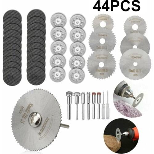 44 PCS Diamond Cutting Wheel Saw Cutters Cut Off Discs Set for Rotary Tool