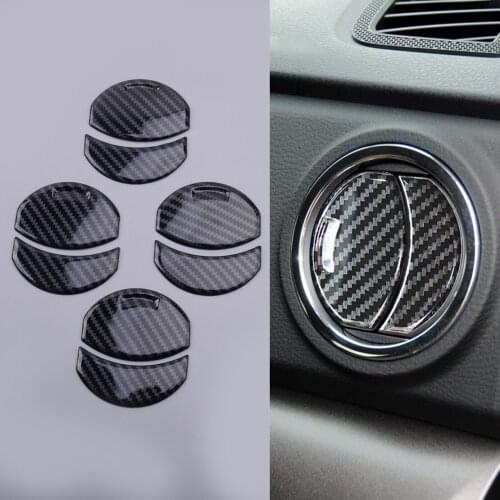8pcs/Set Car Front Air Vent Outlet Overlay Cover Trim Decoration ABS Fit for Toyota Tundra 2014 2015 2016 2017 2018 2019 2020